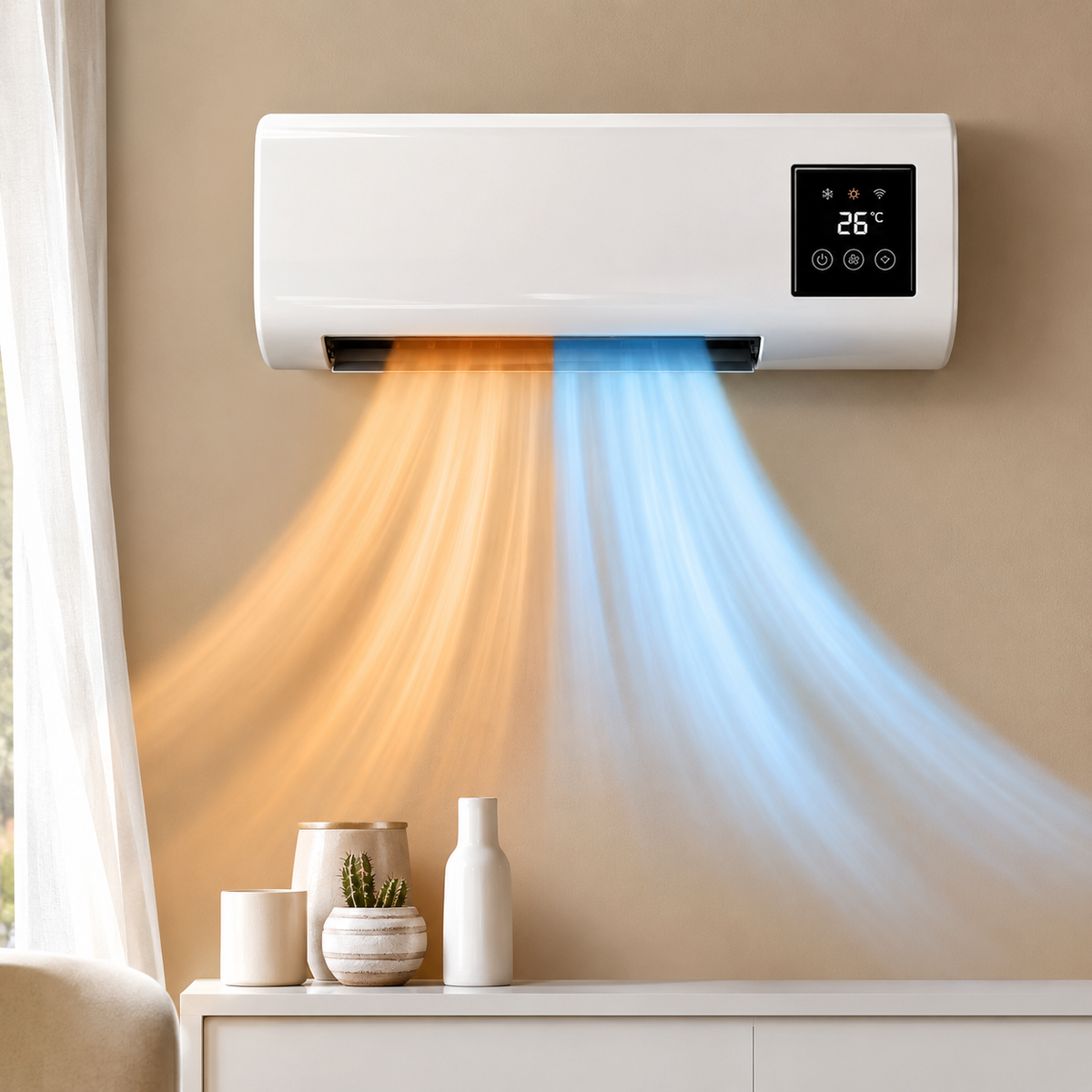 Aire acondicionado portátil 2 en 1 - Frio/Calor